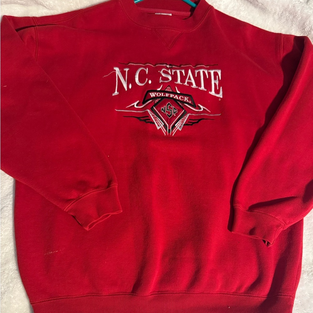 N.C. State Wolfpack Red Crewneck